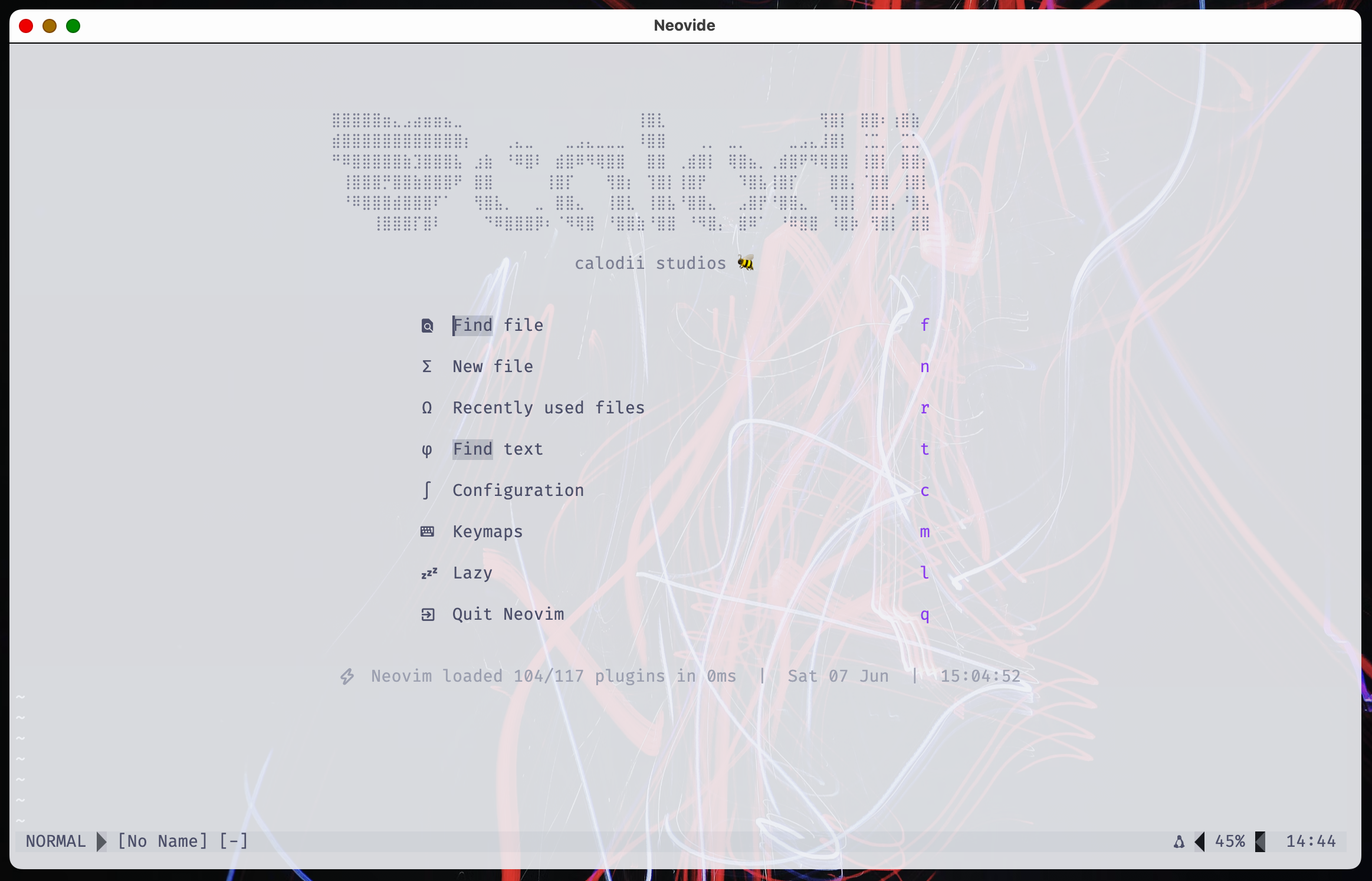 Neovim Configuration Screenshot
